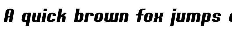 Preview of SF Willamette Extended Bold Italic font