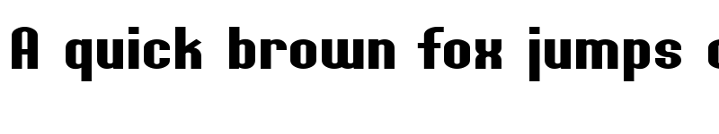 Preview of SF Willamette Extended Bold font