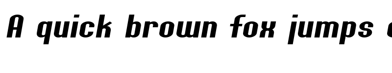 Preview of SF Willamette Extended Italic font