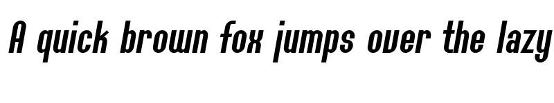 Preview of SF Willamette Italic font