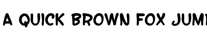 Preview of SF Wonder Comic Bold font