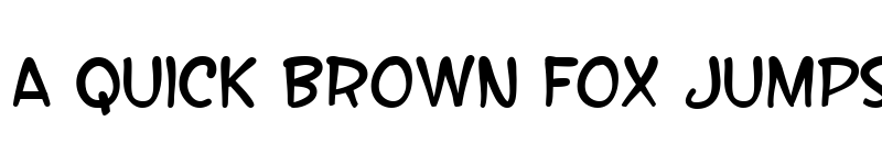 Preview of SF Wonder Comic Regular font