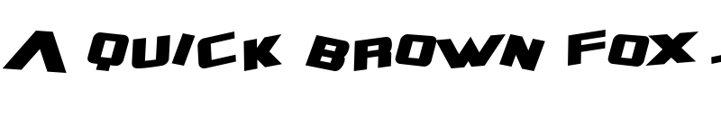 Preview of SF Zero Gravity Bold Italic font