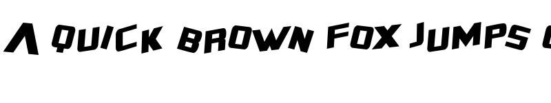 Preview of SF Zero Gravity Condensed Italic font