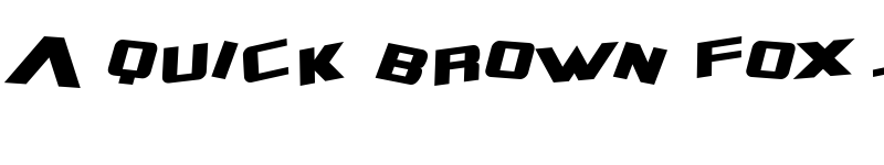 Preview of SF Zero Gravity Italic font