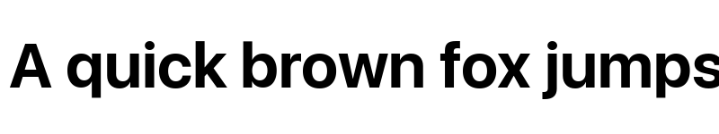 Preview of SFNS Display Bold font