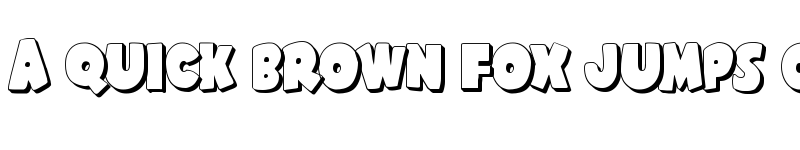 Preview of Shablagoo 3D Regular font