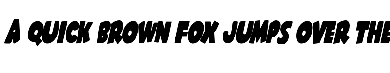 Preview of Shablagoo Condensed Italic Condensed Italic font