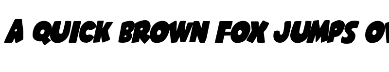 Preview of Shablagoo Italic Italic font