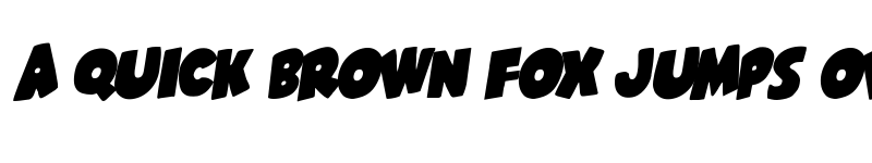 Preview of Shablagoo Rotalic Italic font