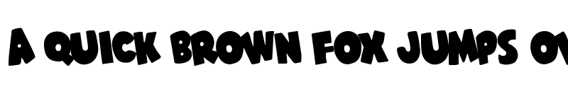 Preview of Shablagoo Rotated Regular font