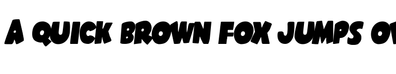 Preview of Shablagoo Semi-Italic Semi-Italic font