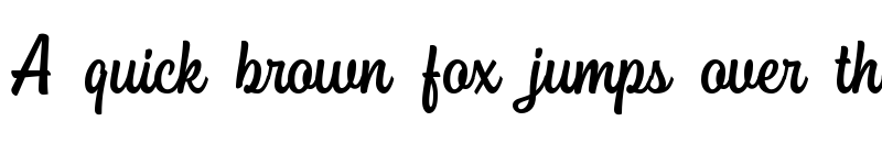 Preview of Shackie Handpainted PERSONAL Regular font