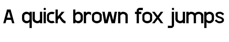 Preview of Shackle Regular font