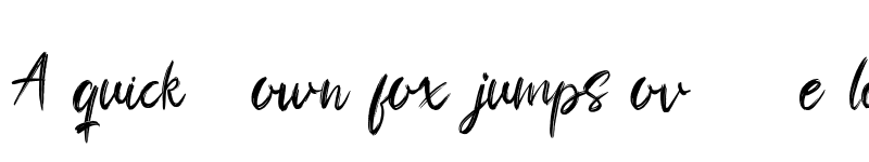 Preview of Shadow Brush Regular font