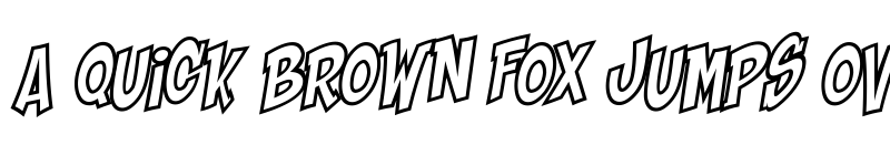 Preview of Shaka Pow Hollow Regular font
