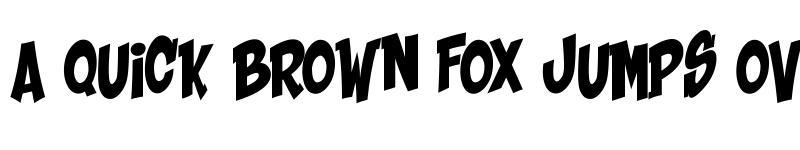 Preview of Shaka Pow Upright Regular font