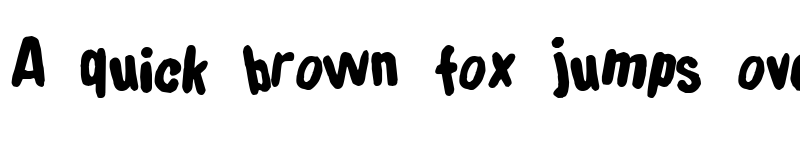 Preview of Shake that booty Regular font