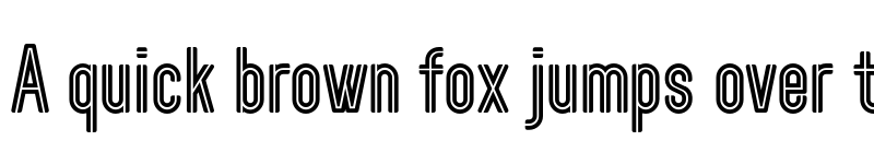 Preview of Shakerato Inline font