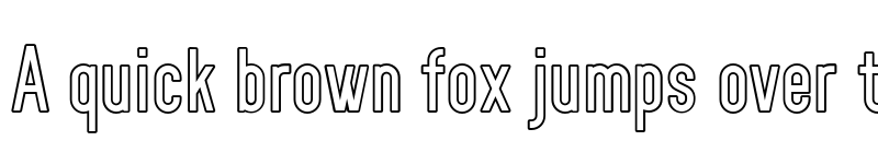 Preview of Shakerato Outline font