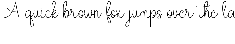 Preview of Shakila Regular font