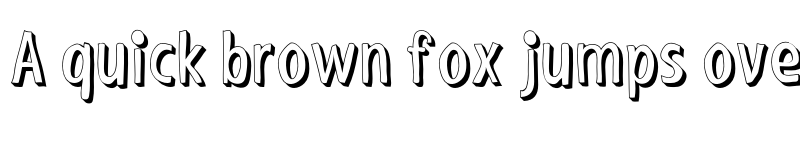 Preview of Shaky Hand Some Comic 3D font