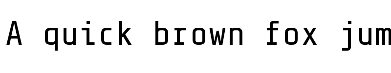 Preview of Share Tech Mono Regular font