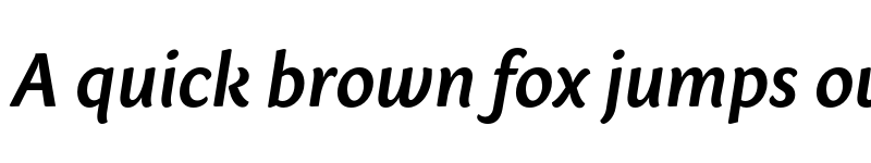 Preview of Sharik Sans SemiBold Italic font