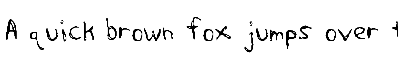 Preview of Sharkscribble Regular font