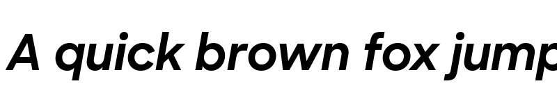 Preview of Sharp Sans Bold Italic font