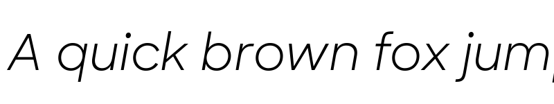 Preview of Sharp Sans Italic font