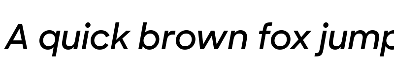 Preview of Sharp Sans Semibold Italic font