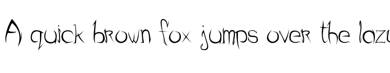 Preview of SharpCurve Regular font