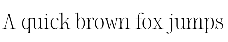 Preview of Sharpe PERSONAL Thin font