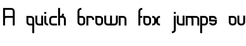 Preview of sharpedge Regular font