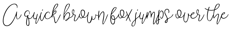 Preview of Shartica Script Regular font