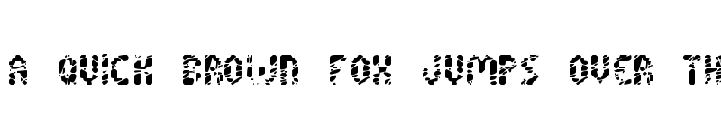 Preview of Shattered Pixels Regular font