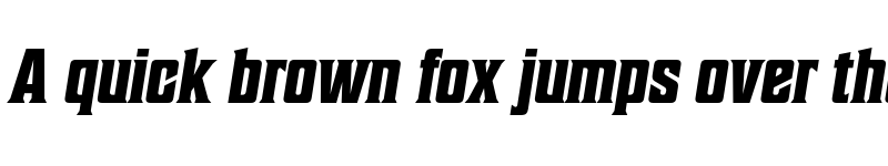 Preview of Sheepman Bold Slanted font