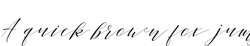 Preview of Sheraton Script Regular font