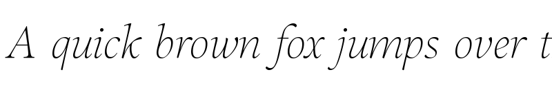 Preview of Sherborne Variable Italic font