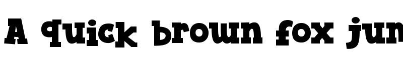 Preview of Sheriff Bounce Regular font