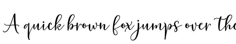 Preview of Sherilyn Regular font