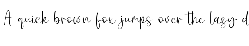 Preview of Sheryna Lemu Regular font