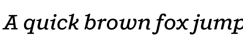 Preview of Shift Medium Italic font