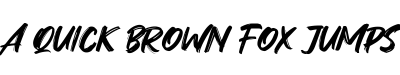 Preview of Shock Brat Regular font