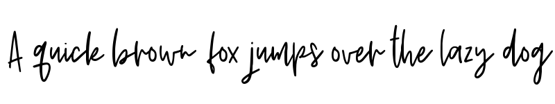 Preview of Shoelace Scrawl Regular font