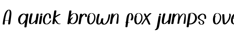 Preview of Shoffie Ismarella Regular font