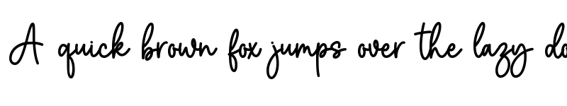 Preview of Shooting Star Regular font