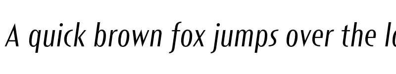 Preview of Short Films Italic font