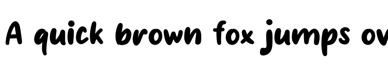 Preview of Showing Regular font